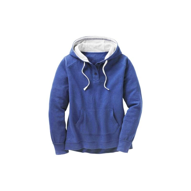 Blauer Hoodie