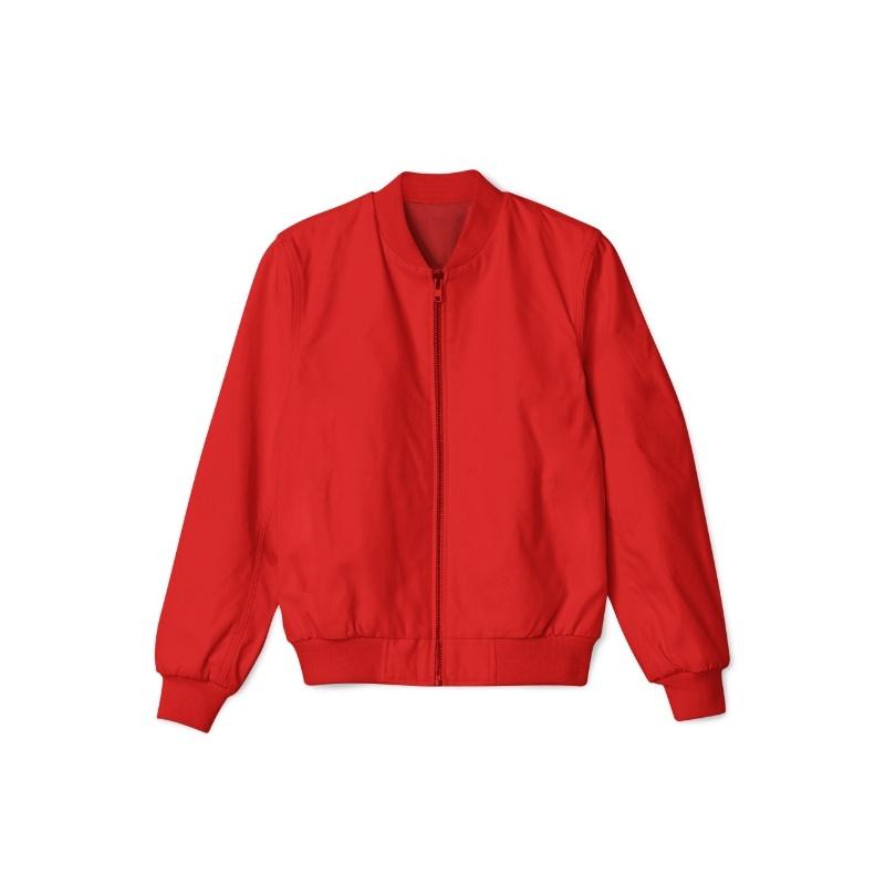 Rote Tennisjacke